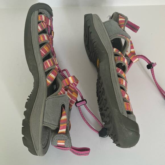 KEEN Women's Outdoor Water Sandals Size 6 Pink/Orange Ankle Straps Waterproof - Picture 4 of 14